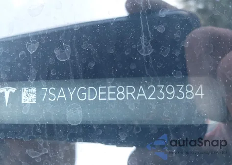 2024 Tesla Model Y Long Range Dual Motor All-Wheel Drive из США, поврежденный, VIN 7SAYGDEE8RA239384